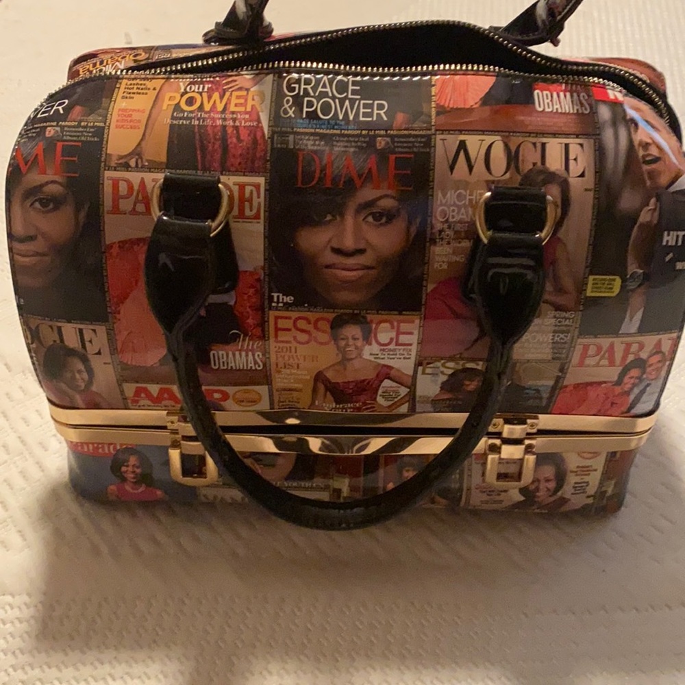 Michelle Obama magazine Cover hobo purse